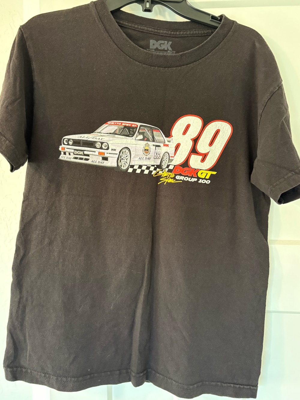 DGK Black Short-Sleeve Ghetto Spec Racing Graphic Tee